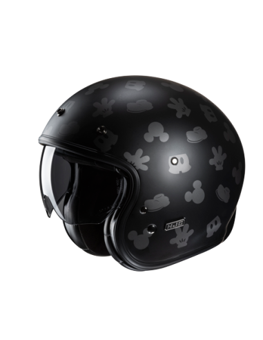 HJC V31 DISNEY MICKEY MC5SF: CAPACETE JET RETRÔ COM TECNOLOGIA MODERNA E ESTILO VINTAGE