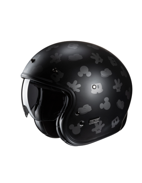 HJC V31 DISNEY MICKEY MC5SF: CAPACETE JET RETRÔ COM TECNOLOGIA MODERNA E ESTILO VINTAGE