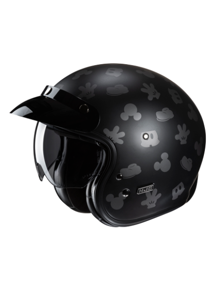 HJC V31 DISNEY MICKEY MC5SF: CAPACETE JET RETRÔ COM TECNOLOGIA MODERNA E ESTILO VINTAGE