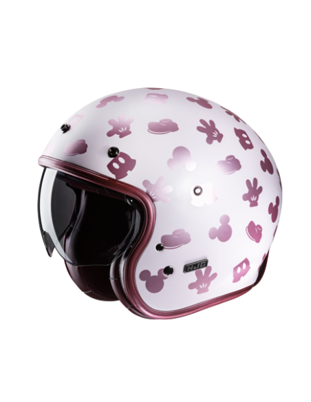 HJC V31 DISNEY MICKEY MC8SF: CAPACETE JET RETRÔ COM TECNOLOGIA MODERNA E ESTILO VINTAGE