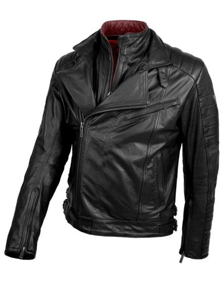 Acquista Giacca Kings Man in Pelle per Moto con Protezioni Livello 2 a Prezzo Scontato