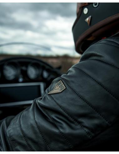Acquista Giacca Kings Man in Pelle per Moto con Protezioni Livello 2 a Prezzo Scontato