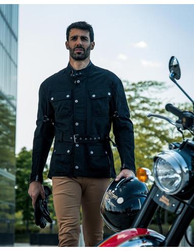 Jaqueta Chester Man para Motociclista - Cordura Nível A e Proteções EN1621-1