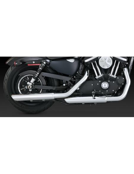 TWIN SLASH 3" SLIP-ONS FITS SPORTSTER 2014-UP