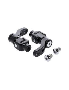 Kit De Montaje Ajustable 360° Para Estibos De Pasajero M8 Softail - Negro 2