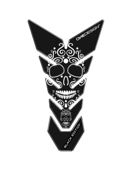 Comprar Protector Deposito Resina Catrina Skull Blanco a precio de oferta