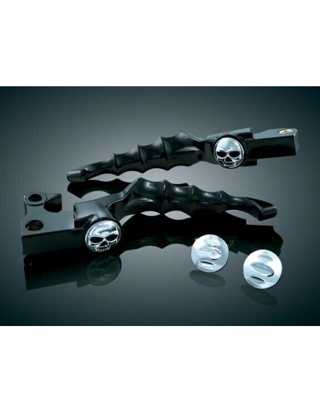 Comprar Manetas Zombie Skull Negras Para Hd Touring Del 2008 En Adelante a precio de oferta