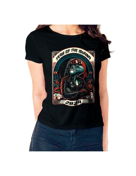 Comprar Camiseta Femenina Year Of The Iguana 2024 - Elegancia Y Estilo Con Un Toque Asiático - Club Camiseta a precio de oferta