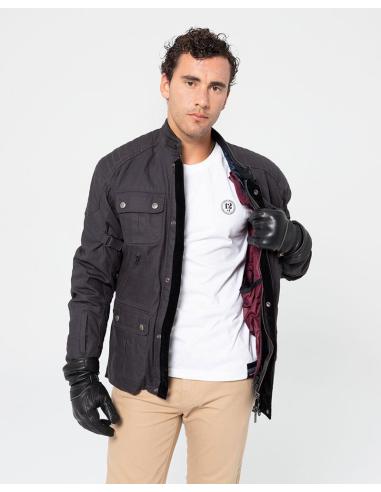 Acquista Giacca Da Moto London Iii Per Uomo: Stile E Sicurezza In Cotone Cerato a prezzo scontato