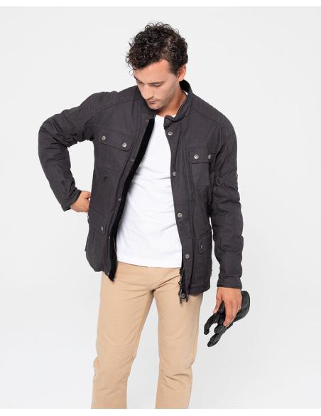 Acquista Giacca Da Moto London Iii Per Uomo: Stile E Sicurezza In Cotone Cerato a prezzo scontato