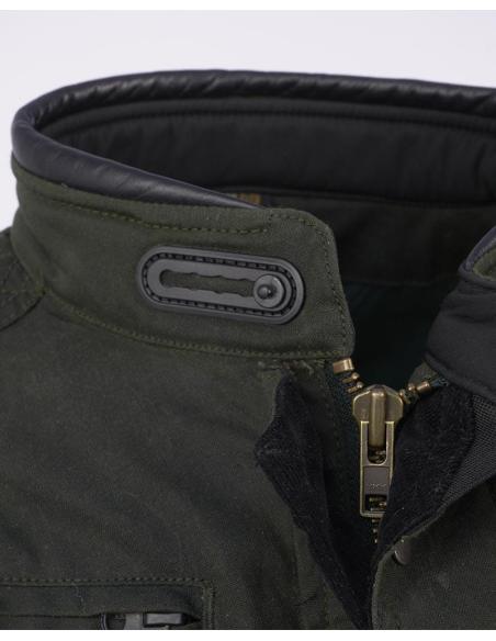 VESTE MOTO BELFAST II HOMME VERT : ALLIANCE DE MODE ET FONCTIONNALITÉ