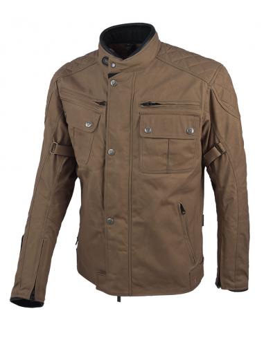 BELFAST II MEN'S MOTORCYCLE JACKET SAND: A BLEND OF FASHION AND FUNCTIONALITY