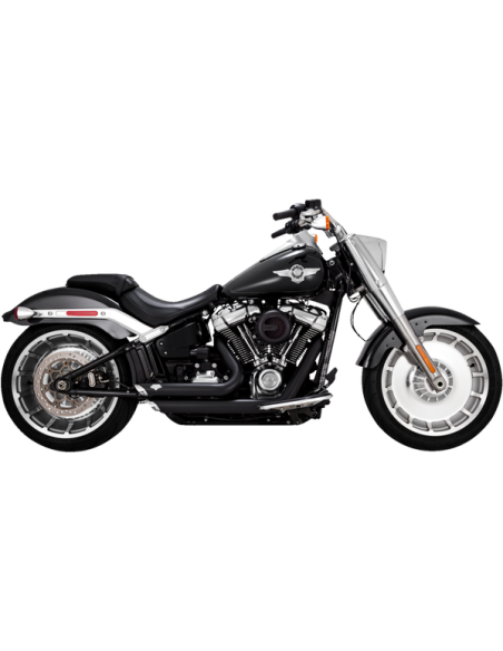Acquista Scarichi Shortshots Pcx Neri Softail M8 18-Up (Pneumatico Posteriore Largo) a prezzo scontato