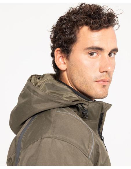 SOHO II MEN'S MOTORCYCLE GREEN JACKET: SAFETY AND STYLE IN CORDURA