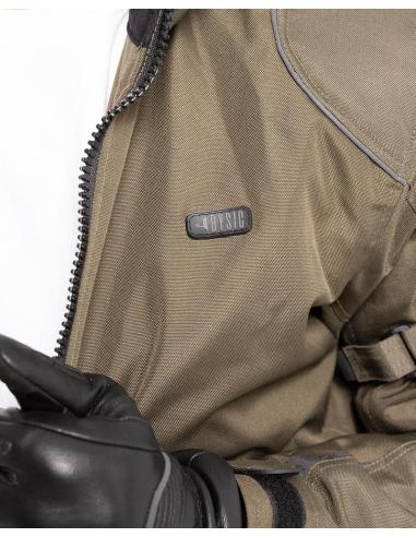 Acquista Giacca Moto Verde Soho II Per Uomo: Sicurezza E Stile In Cordura a prezzo scontato