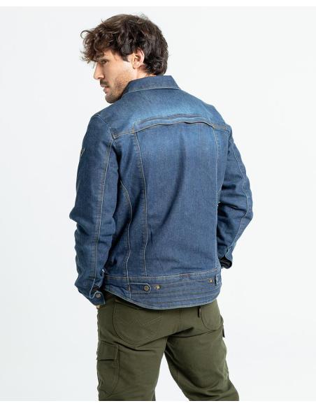 JAQUETA KANSAS MAN DENIM PARA MOTOCICLISTAS: PROTEÇÃO E ESTILO COM VENTILAÇÃO