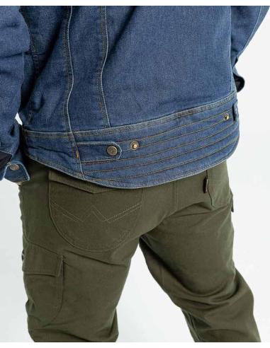 Acquista Giacca Kansas Man Denim Per Motociclisti: Protezione E Stile Con Ventilazione a prezzo scontato