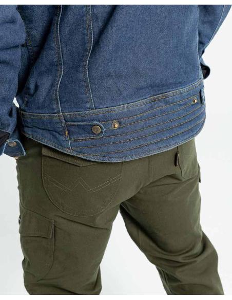 JAQUETA KANSAS MAN DENIM PARA MOTOCICLISTAS: PROTEÇÃO E ESTILO COM VENTILAÇÃO