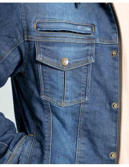 JAQUETA KANSAS MAN DENIM PARA MOTOCICLISTAS: PROTEÇÃO E ESTILO COM VENTILAÇÃO