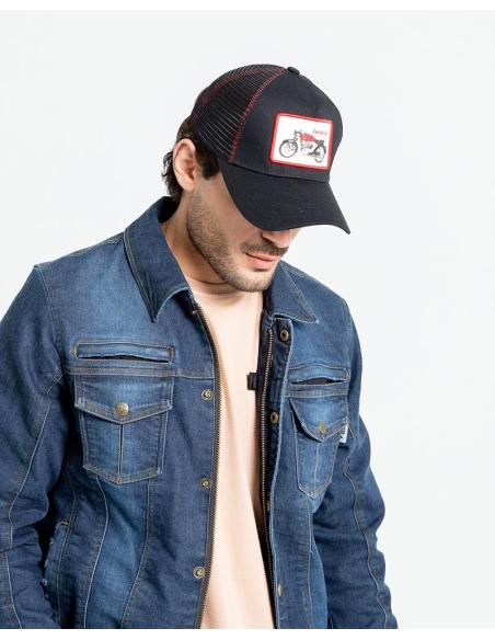 Acquista Giacca Kansas Man Denim Per Motociclisti: Protezione E Stile Con Ventilazione a prezzo scontato