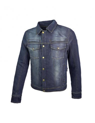 KANSAS MAN DENIM JACKET FOR MOTORCYCLISTS: PROTECTION AND STYLE WITH VENTILATION