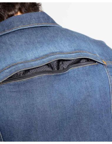 JAQUETA KANSAS MAN DENIM PARA MOTOCICLISTAS: PROTEÇÃO E ESTILO COM VENTILAÇÃO