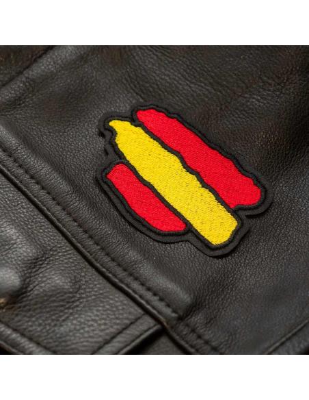 PATCH DRAPEAU ESPAGNOL TRAITS 8X5 CM.