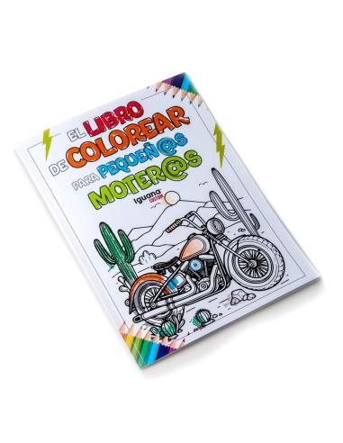 O LIVRO DE COLORIR PARA PEQUENOS MOTOCICLISTAS