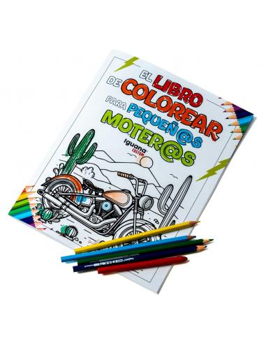 THE COLORING BOOK FOR LITTLE BIKERS