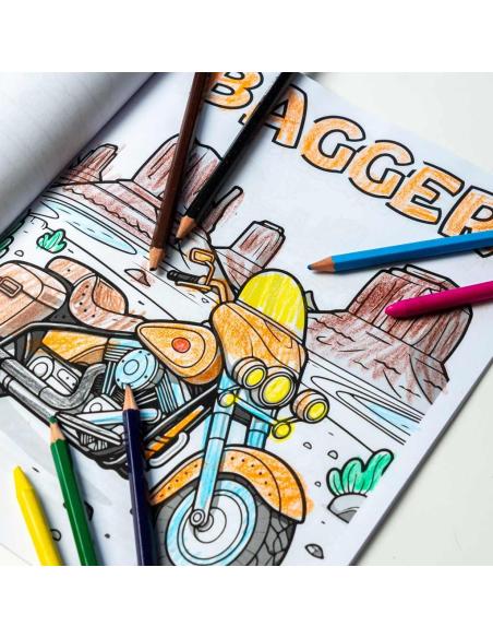 Comprar El Libro De Colorear Para Pequeños Moteros a precio de oferta