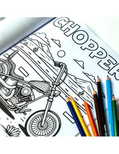 Acquista Il Libro Da Colorare Per Piccoli Motociclisti a prezzo scontato