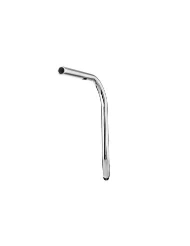 HIGHWAY HAWK "ANFORA 40" HANDLEBAR 370 MM CHROME - CLASSIC AND UNIVERSAL DESIGN