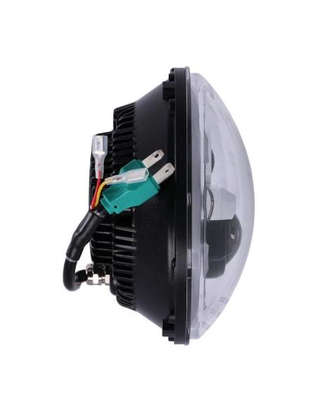 MCS GEAR 7 INCH LED HEADLIGHT LENS BLACK