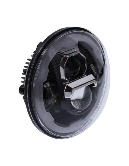 MCS GEAR 7 INCH LED HEADLIGHT LENS BLACK