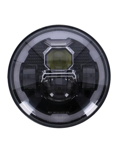 MCS GEAR 7 INCH LED HEADLIGHT LENS BLACK