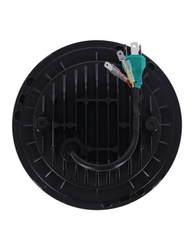 MCS HALO LED HEADLIGHT LENS 7 INCH BLACK