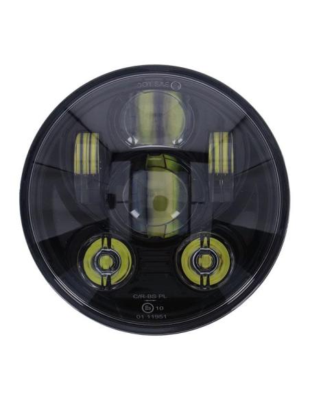 LENTE DO FAROL LED MCS TECH 5-3/4 PRETO