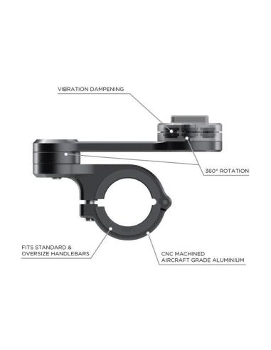 Comprar Soporte Sp Connect Negro Para Manillar De Moto a precio de oferta