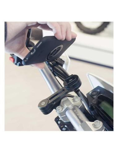 SUPPORT DE GUIDON DE MOTO NOIR SP CONNECT™