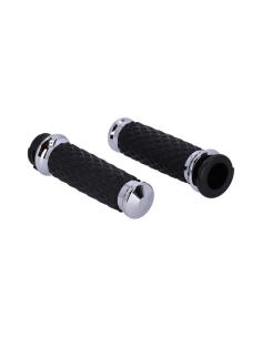 Avon Diamond Domed Chrome Grips Fits Hd 2