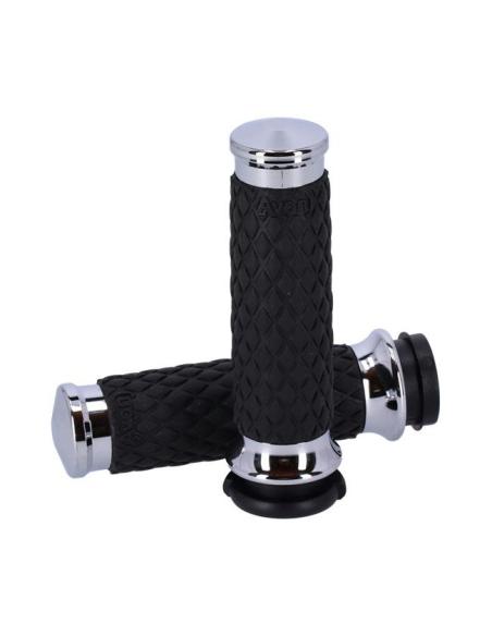 Comprar Avon Diamond Domed Hd Chrome Grips With Electronic Grips Tbw a precio de oferta