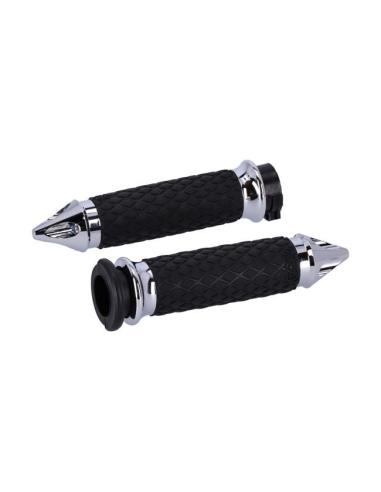 Comprar Puños Avon Diamond Spiked Cromados Con Caña Hd a precio de oferta