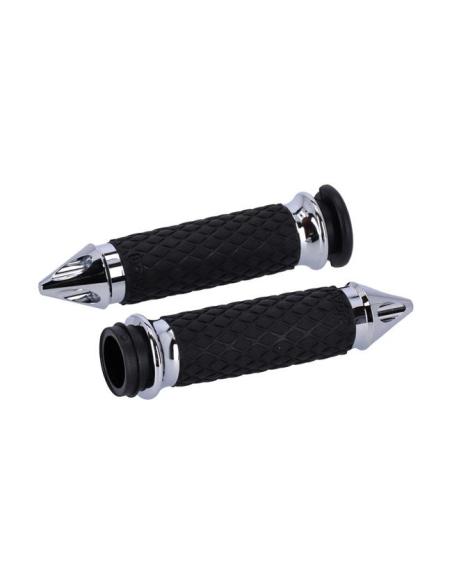 Comprar Puños Avon Diamond Spiked Cromados Hd Con Puño Electronico Tbw a precio de oferta