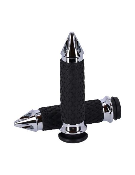 POIGNÉES AVON DIAMOND SPIKED HD CHROME AVEC POIGNÉES ÉLECTRONIQUES TBW