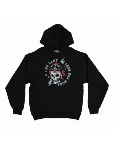 BE THE BEST FUCK THE REST BLACK HOODIE