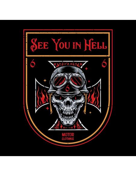 Comprar Sudadera Negra See You In Hell a precio de oferta