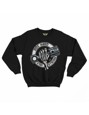RIDE HARD STAY STRONG BLACK SWEATSHIRT