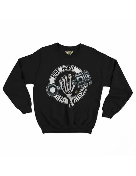 RIDE HARD STAY STRONG BLACK SWEATSHIRT