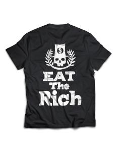 Acquista T-shirt Eat The Rich Uomo in Nero di Better Days a prezzo speciale