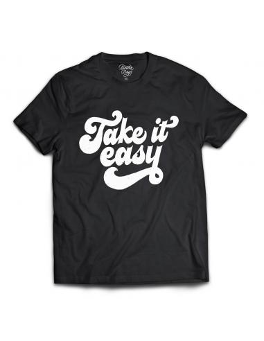 TAKE IT EASY MAN T-SHIRT IN BLACK BY BETTER DAYS